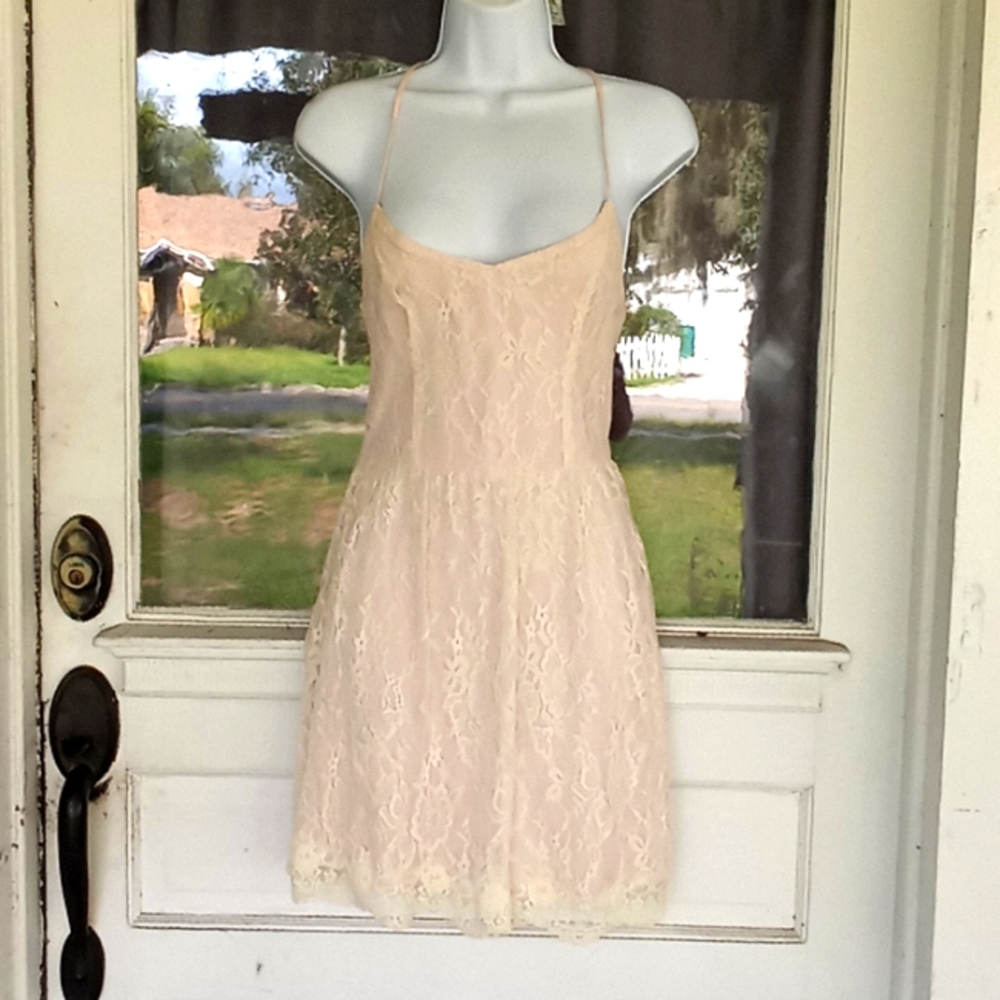 Small Abercrombie & Fitch Cream Lace Dress
